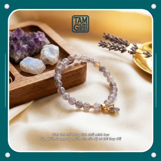 Vòng Chuỗi Hắc Nguyệt Quang Charm Đồng Điếu – Vật Phẩm Khai Mở Trực Giác, Bảo Hộ & Chuyển Hóa Năng Lượng