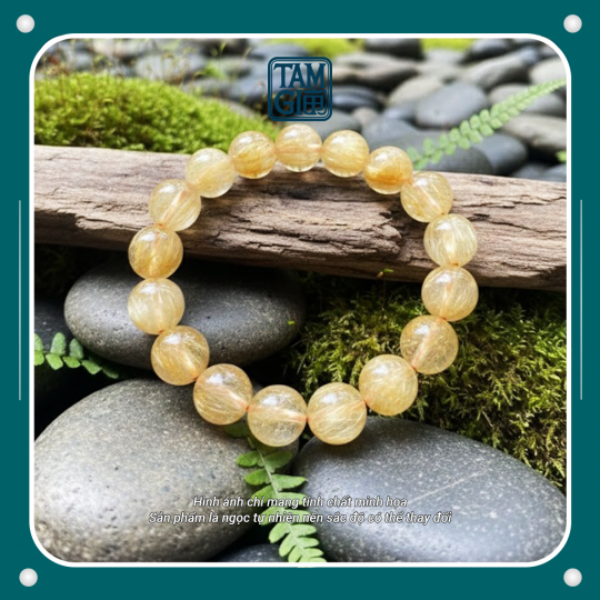 Vòng Thạch Anh Tóc Vàng