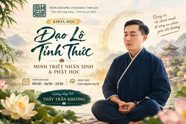 Minh Triết Nhân Sinh & Phật Học – Đạo Lộ Tỉnh Thức | 09/10 – 16/10 – 23/10