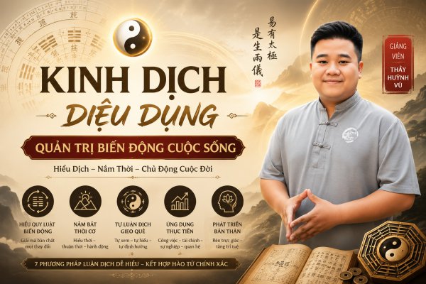 Kinh Dịch Diệu Dụng – Quản Trị Biến Động Cuộc Sống | 17/06 – 18/06