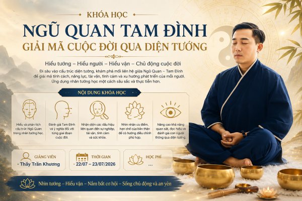 Ngũ Quan Tam Đình – Giải Mã Cuộc Đời Qua Diện Tướng | Ngày 22/07 – 23/07/2026