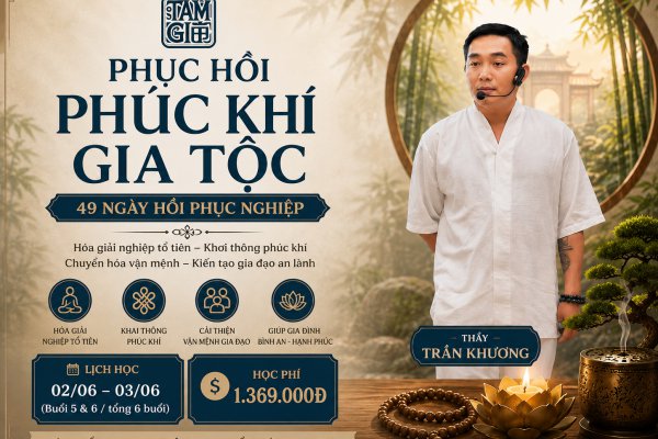 Phục Hồi Phúc Khí Gia Tộc – 49 Ngày Hồi Phục Nghiệp | 02/06 – 03/06 (Buổi 5 & 6 / tổng 6 buổi)