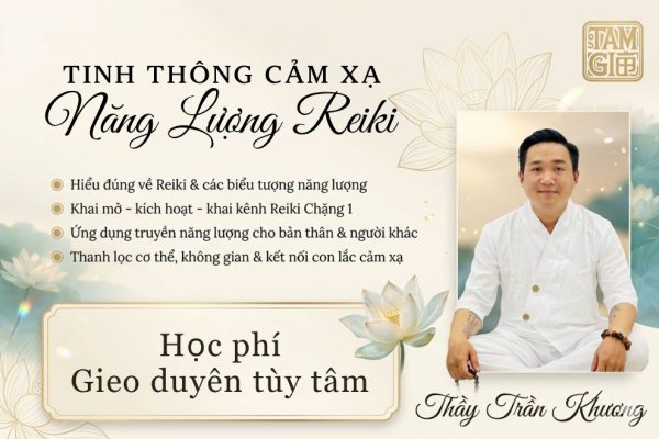 Reiki Level 1 –  Khoá Gieo Duyên 