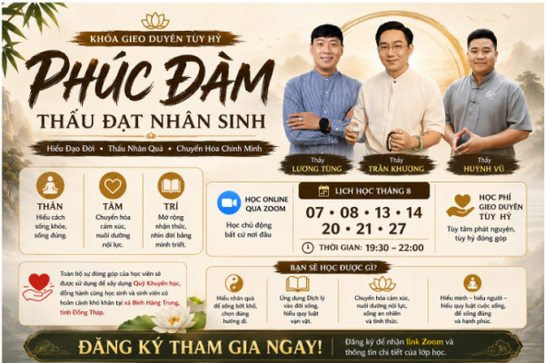 PHÚC ĐÀM – THẤU ĐẠT NHÂN SINH