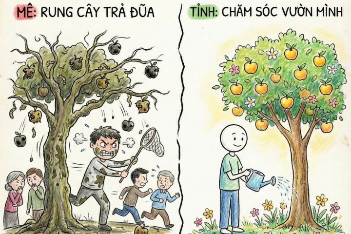 Đừng Cố Rung Cây – Quả Thối Rồi Sẽ Tự Rụng | Bài Học Nhân Quả Về Thị Phi