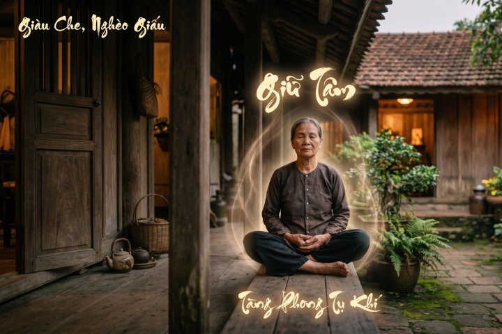 Giàu Che, Nghèo Giấu – Trí Tuệ Sống Kín Đáo Giúp Giữ Phước, Giữ Tâm