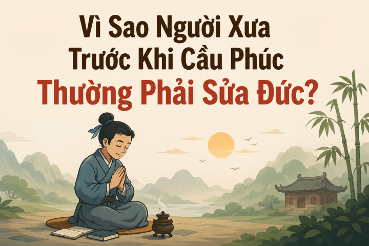 Vì Sao Người Xưa Trước Khi Cầu Phúc Thường Phải Sửa Đức?