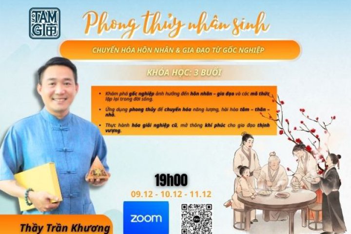 Phong Thủy Nhân Sinh – Chuyển Hóa Hôn Nhân & Gia Đạo Từ Gốc Nghiệp