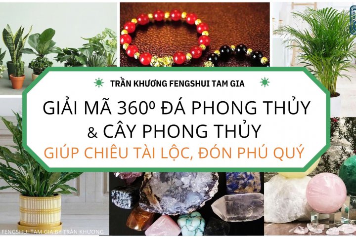 GIẢI MÃ 360 ĐÁ PHONG THUỶ VÀ CÂY PHONG THUỶ (biên soạn bởi  Trần Khương - Lưu hành nội bộ)