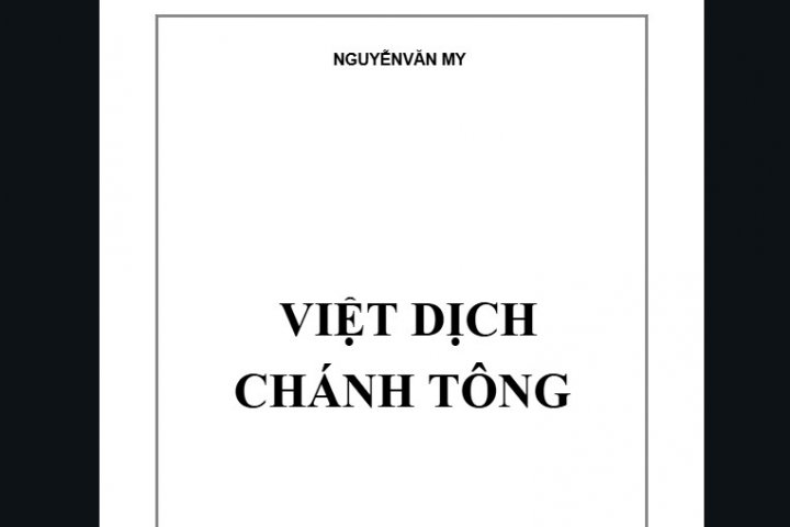 VIỆT DỊCH CHÁNH TÔNG 1