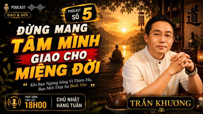 ĐỪNG MANG TÂM MÌNH GIAO CHO MIỆNG ĐỜI | PODCAST #5
