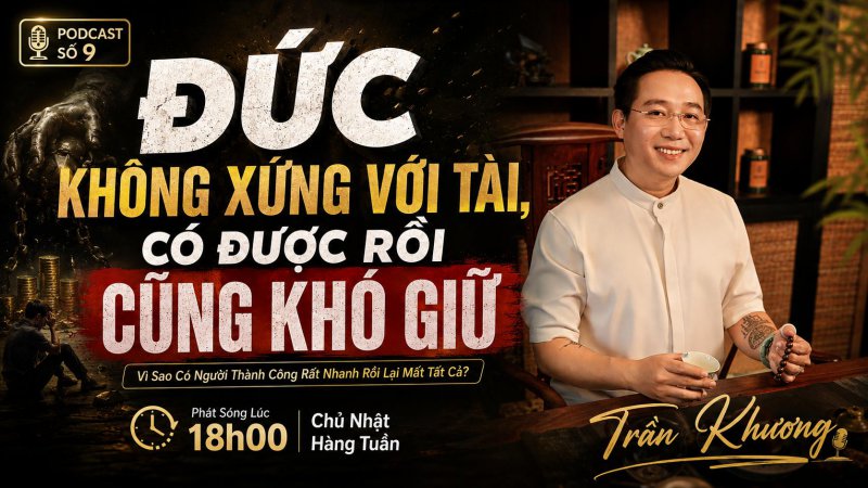 ĐỨC KHÔNG XỨNG VỚI TÀI, CÓ ĐƯỢC RỒI CŨNG KHÓ GIỮ | PODCAST #9