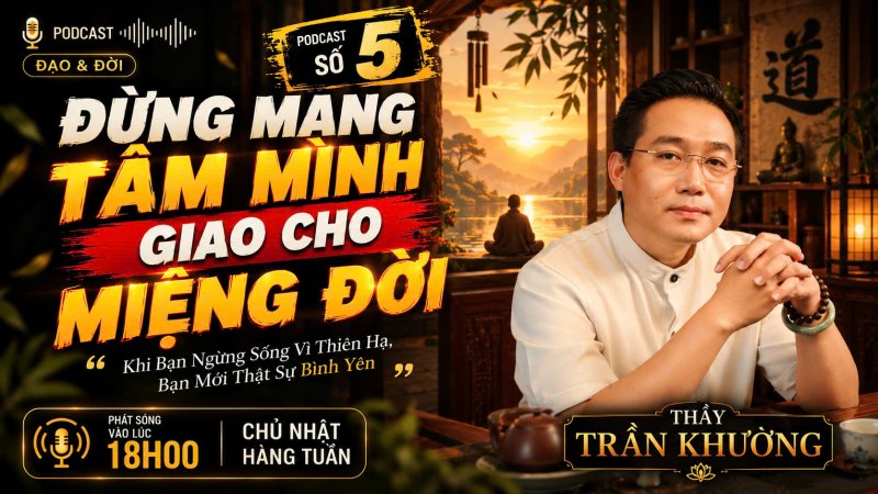 ĐỪNG MANG TÂM MÌNH GIAO CHO MIỆNG ĐỜI | PODCAST #5