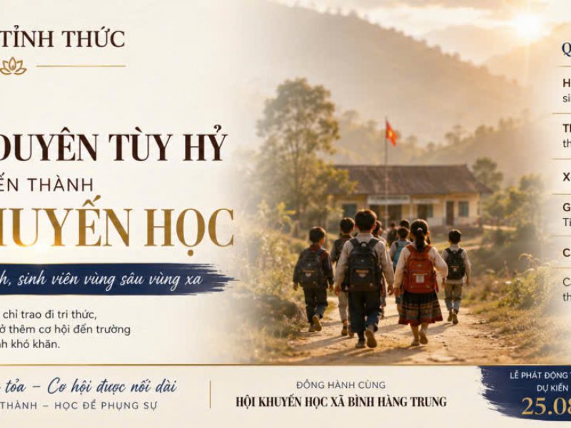 HỌC ĐỂ TRƯỞNG THÀNH – HỌC ĐỂ GIEO MẦM TRI THỨC